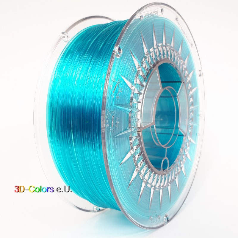 Devil Design PETG Filament blau transparent, 1 kg, 1,75 mm