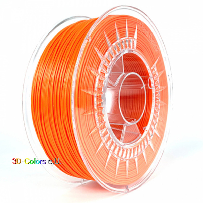 Devil Design PLA Filament dunkelorange, 1 kg, 1,75 mm, dark orange