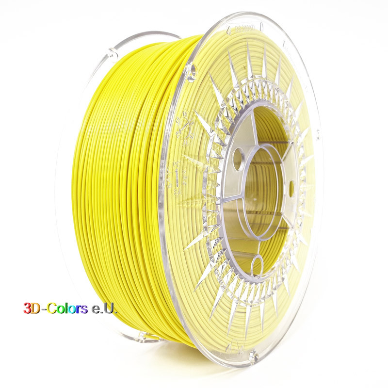 Devil Design PLA Filament gelb, 1 kg, 1,75 mm, yellow