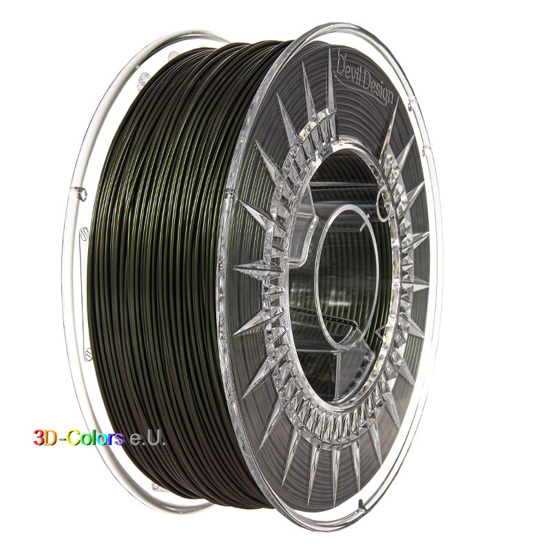 Devil Design PLA Filament Green Metallic, 1 kg, 1,75 mm