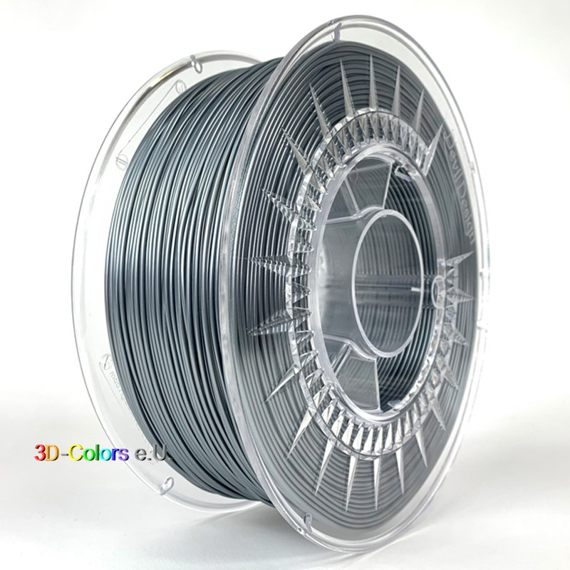 Devil Design PLA Filament Silber, 1 kg, 1,75 mm