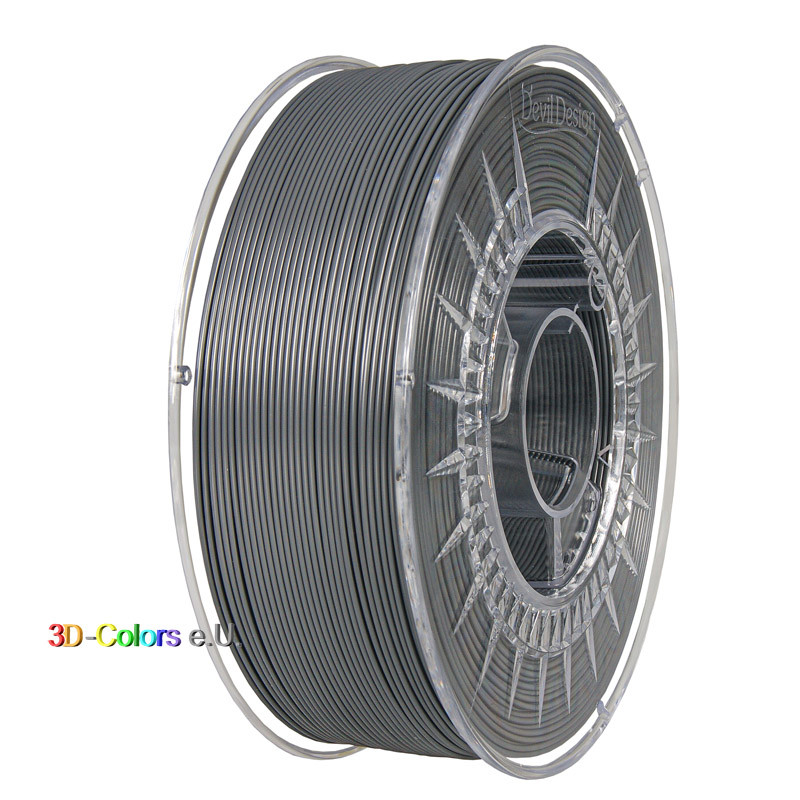 Devil Design ASA Filament Dunkelgrau, 1 kg, 1,75 mm, Dark Gray