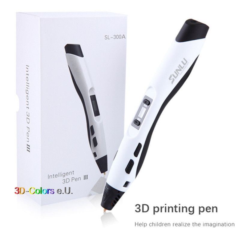 Sunlu 3D Pen DIY für Kinder, SL-300A, weiß