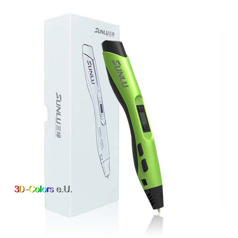 Sunlu 3D Pen DIY für Kinder, SL-300A, grün
