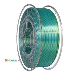 Devil Design SILK DUAL Filament Kühles Grün / Gold, 1 kg, 1,75 mm, cold green / gold