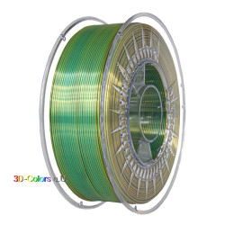 Devil Design SILK DUAL Filament Kühles Grün / Gold, 1 kg, 1,75 mm, cold green / gold
