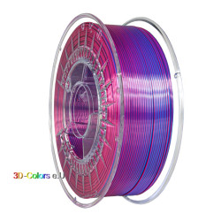 Devil Design SILK DUAL Filament Pink Pearl / Blue, 1 kg, 1,75 mm