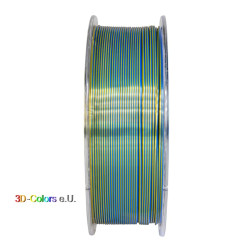 Devil Design SILK DUAL Filament Gold / Blue, 1 kg, 1,75 mm