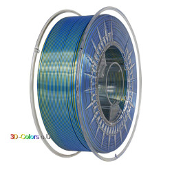 Devil Design SILK DUAL Filament Gold / Blue, 1 kg, 1,75 mm