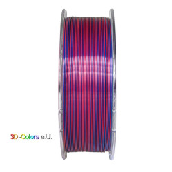 Devil Design SILK DUAL Filament Dark Red / Super Violet, 1 kg, 1,75 mm