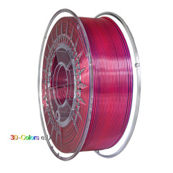 Devil Design SILK DUAL Filament Dark Red / Super Violet, 1 kg, 1,75 mm