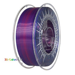 Devil Design SILK DUAL Filament Dark Red / Super Violet, 1 kg, 1,75 mm