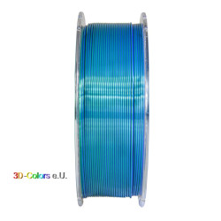 Devil Design SILK DUAL Filament Cold Green / Blue, 1 kg, 1,75 mm