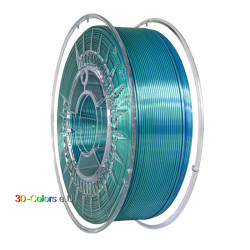 Devil Design SILK DUAL Filament Cold Green / Blue, 1 kg, 1,75 mm