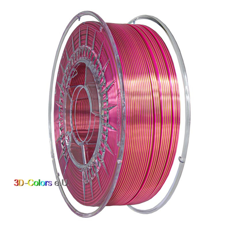 Devil Design SILK DUAL Filament Pink Pearl / Gold, 1 kg, 1,75 mm Devil Design SILK DUAL Filament Pink Pearl / Gold, 1 kg, 1,75 mm