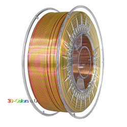 Devil Design SILK DUAL Filament Pink Pearl / Gold, 1 kg, 1,75 mm