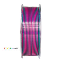 Devil Design SILK DUAL Filament Pink Pearl / Cold Green, 1 kg, 1,75 mm