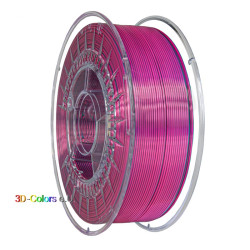 Devil Design SILK DUAL Filament Pink Pearl / Cold Green, 1 kg, 1,75 mm