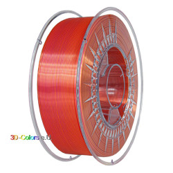 Devil Design SILK DUAL Filament Pink Pearl / Orange, 1 kg, 1,75 mm