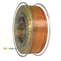 Devil Design SILK DUAL Filament Gold / Dark Red, 1 kg, 1,75 mm