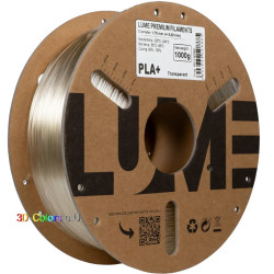 LUME PLA+ Filament Transparent 1,75 mm 1 kg